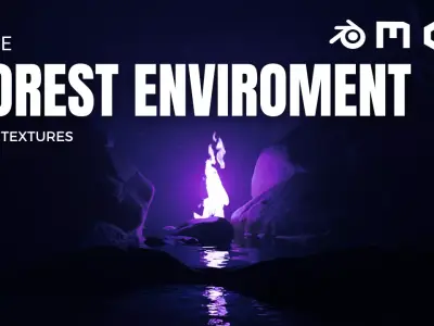 Free Forest Enviroment Free 3D model