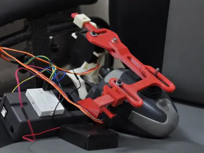 Servo Motor for Handicapped chair wheel Free 3D model