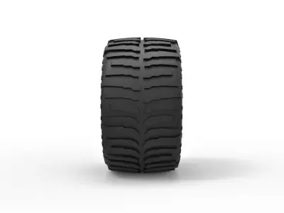 Offroad wheel for lifted trucks 2 3D print model