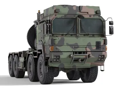 Rheinmetall HX81 Military Truck Low-poly 3D model