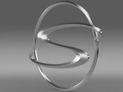 Shuanghuan 3d logo 3D model