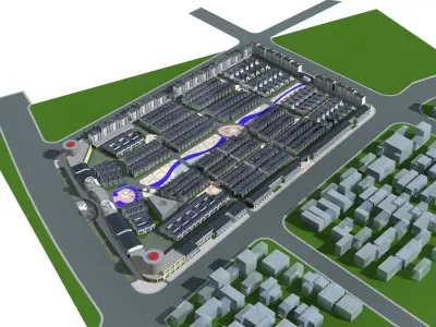 Multi Residential 3D model 22