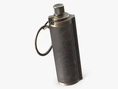 Vintage Flint Lighter 3D model