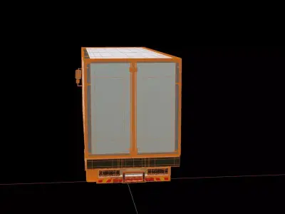 Hino Jumbo Ranger FM 320 2020 Box Truck 3D model
