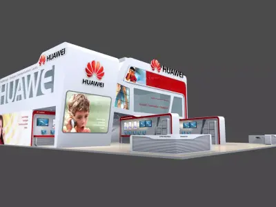 Exhibition - size - 24X21-3DMAX2009-0014 3D model