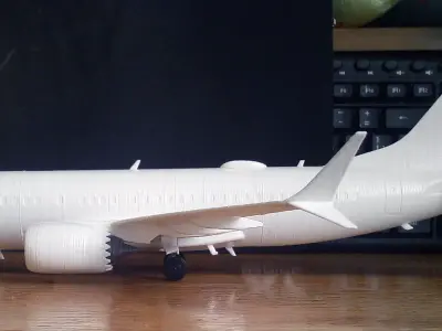 131214-7 Model kit Boeing 737-7 MAX Down 3D print model
