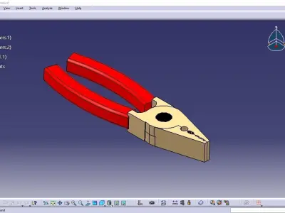 Pliers 3D model 8