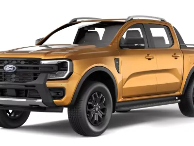 Ranger Wildtrak 2023 3D model purchase