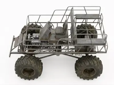 Modern Industrial Wheel Loader 3D model