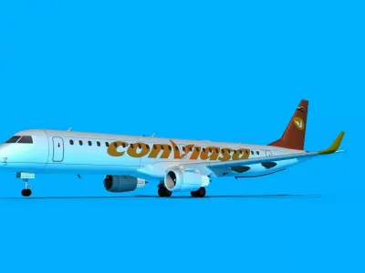 Embraer Emb-190 CONVIASA 3D model