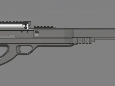 Sniper rifle 3D model purchase