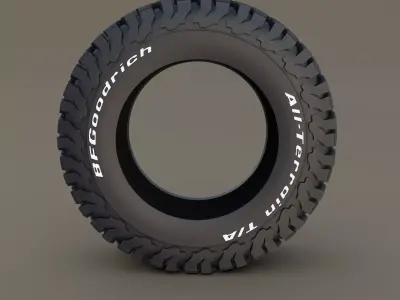 BF Goodrich AT Tire 3D model