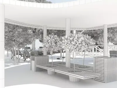 City Park Design 3D model