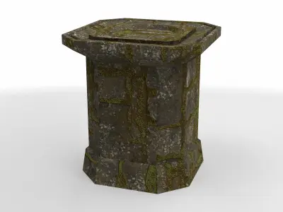 pedestal 01 3D model