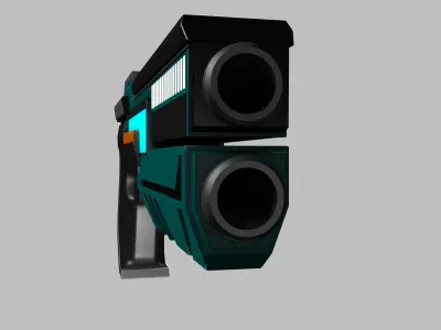 Sci Fi Gun 3D model order