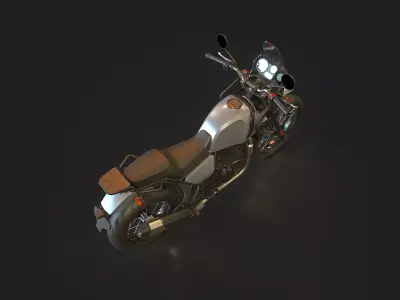 Base model Royal Enfield Himalayan 2022 3D model
