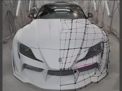 Toyota Supra A90 Veilside Part Only 3D model
