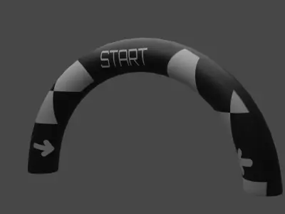 Racing Arch  Free 3D model