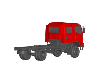 Isuzu FTS 800 Truck  3D model