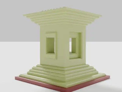 Tulsi planter - 3d model 3D model