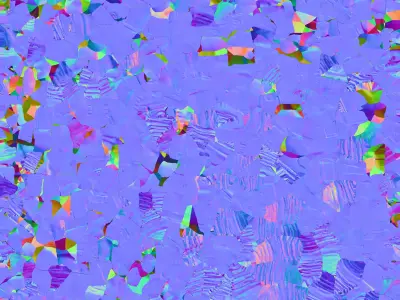 Pipe Connector with Blue Caps 3D model