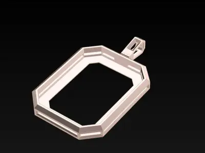frame necklace Free 3D model