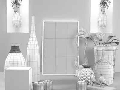 Decorative Set Mj 3D model