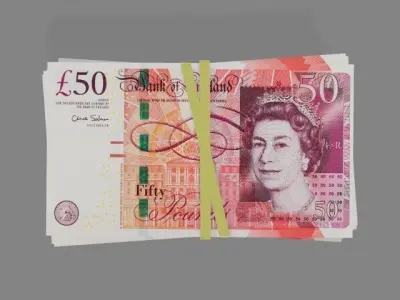 Money Stack 3D model