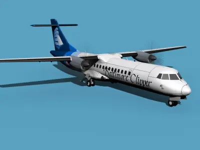 ATR  ATR-72-600 Baltimore Clipper 3D model