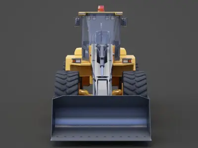 Industrial Vehicle - bulldozer 01 3D model