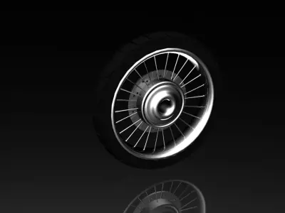 tire motorcycle Free 3D model