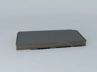 Eco Rail Building No 2 DummyOld Steam Days Free 3D model