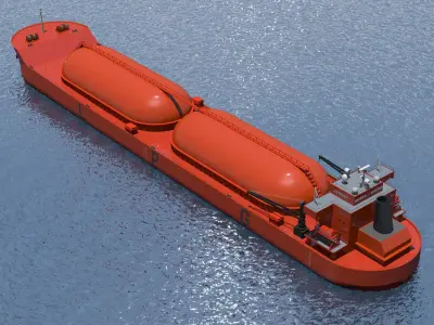 LPG carrier 3D model