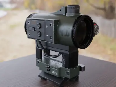 Scope 2X Game ready Low-poly 3D model