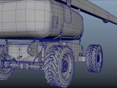 JLG 860SJ Telescopic Boom Lift 3D model