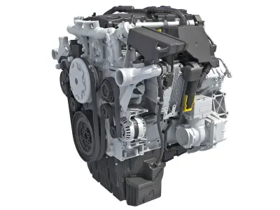 Diesel Engine 3D model get