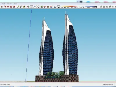 Sketchup Tower B3 Free 3D model
