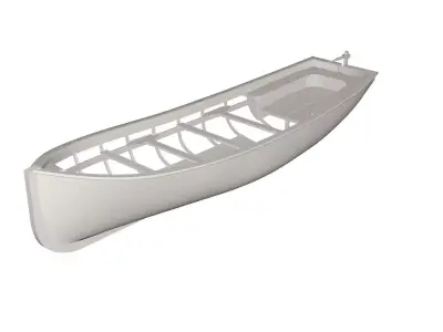 Boat concept 3D model