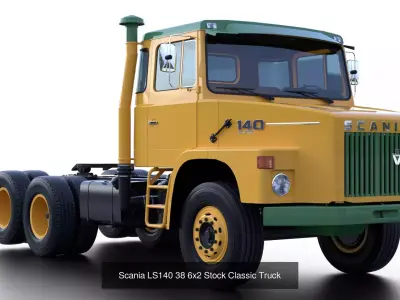 Scania L140 Series - Complete Collection 3D Model Pack