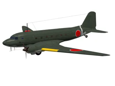 Nakajima L2D Type0 Tabby 3D model