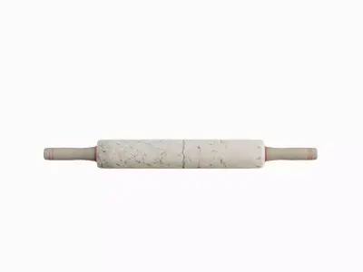 Marble Rolling Pin Set Low-poly 3D model