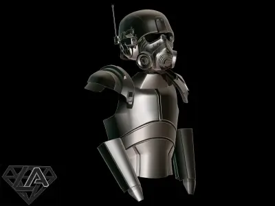 Fallout NCR Ranger combat armor 3D print model