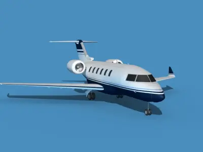 Bombardier CL-604 Challenger V04 3D model