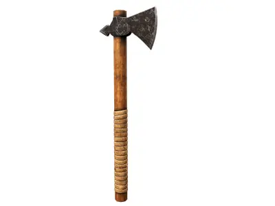 Medieval Ax  Low-poly 3D model