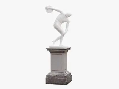 Square Pedestal 3D model