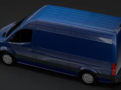 Freightliner Sprinter Panel Van L2H2 RWD 2020 3D model