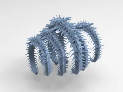 Japanese Genma Spine bridge 4 3D model