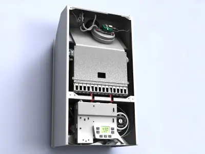 Healting boiler baxi heating equipment 3D model