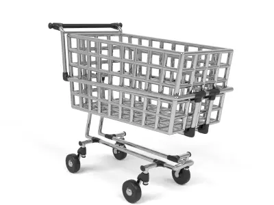 shopping cart 3D model