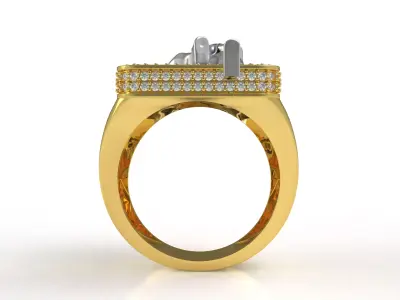Horse Ring 3D print model 3